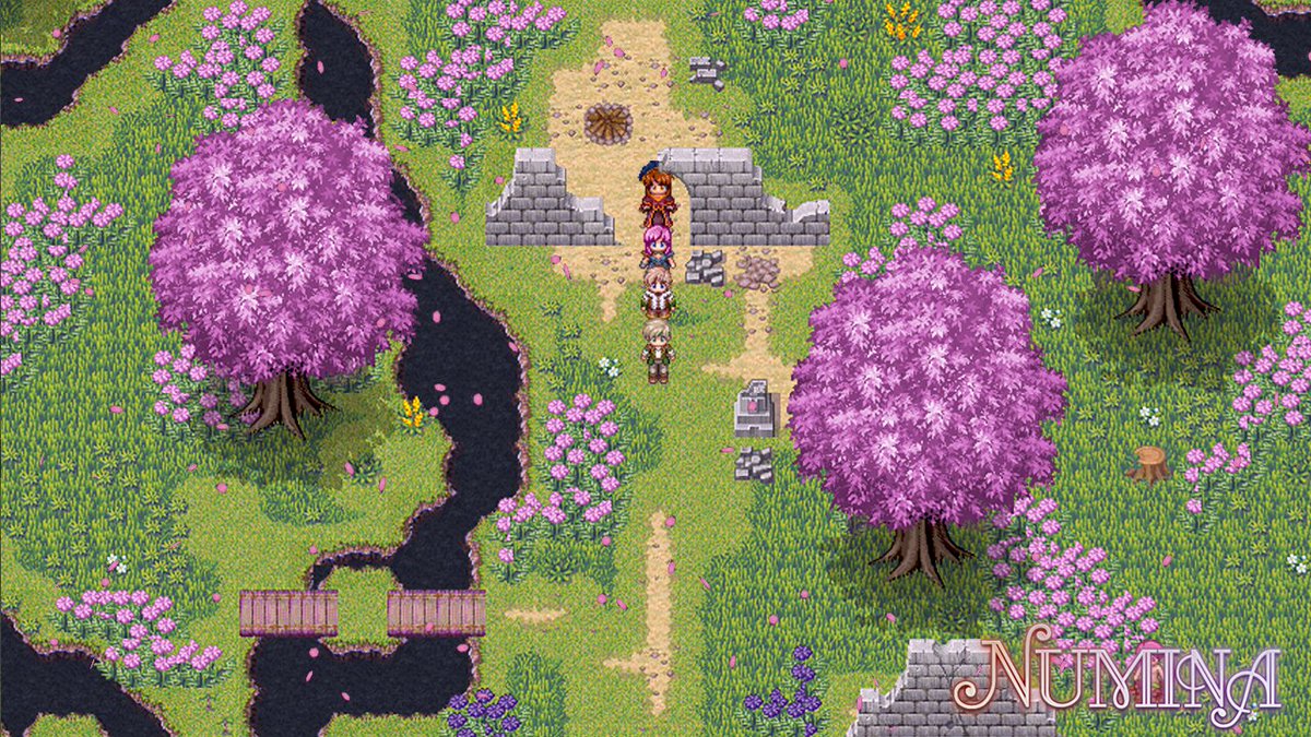 The air is filled with a sweet and alluring scent unwillingly pulling you closer to the poisonous flower beds of this forsaken place... 🌸

 Numina Part II OUT NOW store.steampowered.com/app/597060/Num… 

 #gamedev #gameart #indiegame #jrpg #indiedev #ドット絵 #rpg #videogames