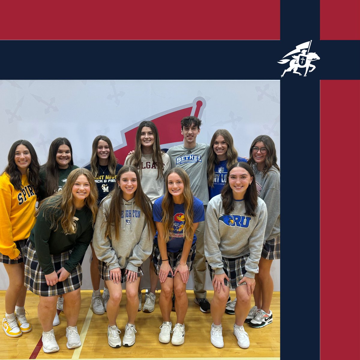 Congratulations to these student-athletes for signing to play at the next level! We are forever proud and can't wait to see all they accomplish in the coming years!⚡️ 
#GoThunder #FearlessSurrender

💻 sjathunder.org/student-life/a…