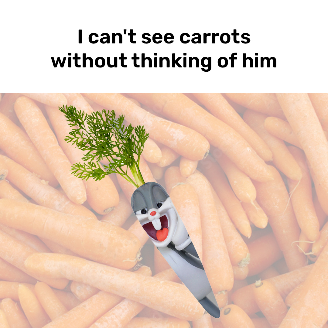 He's the carrot of my eye