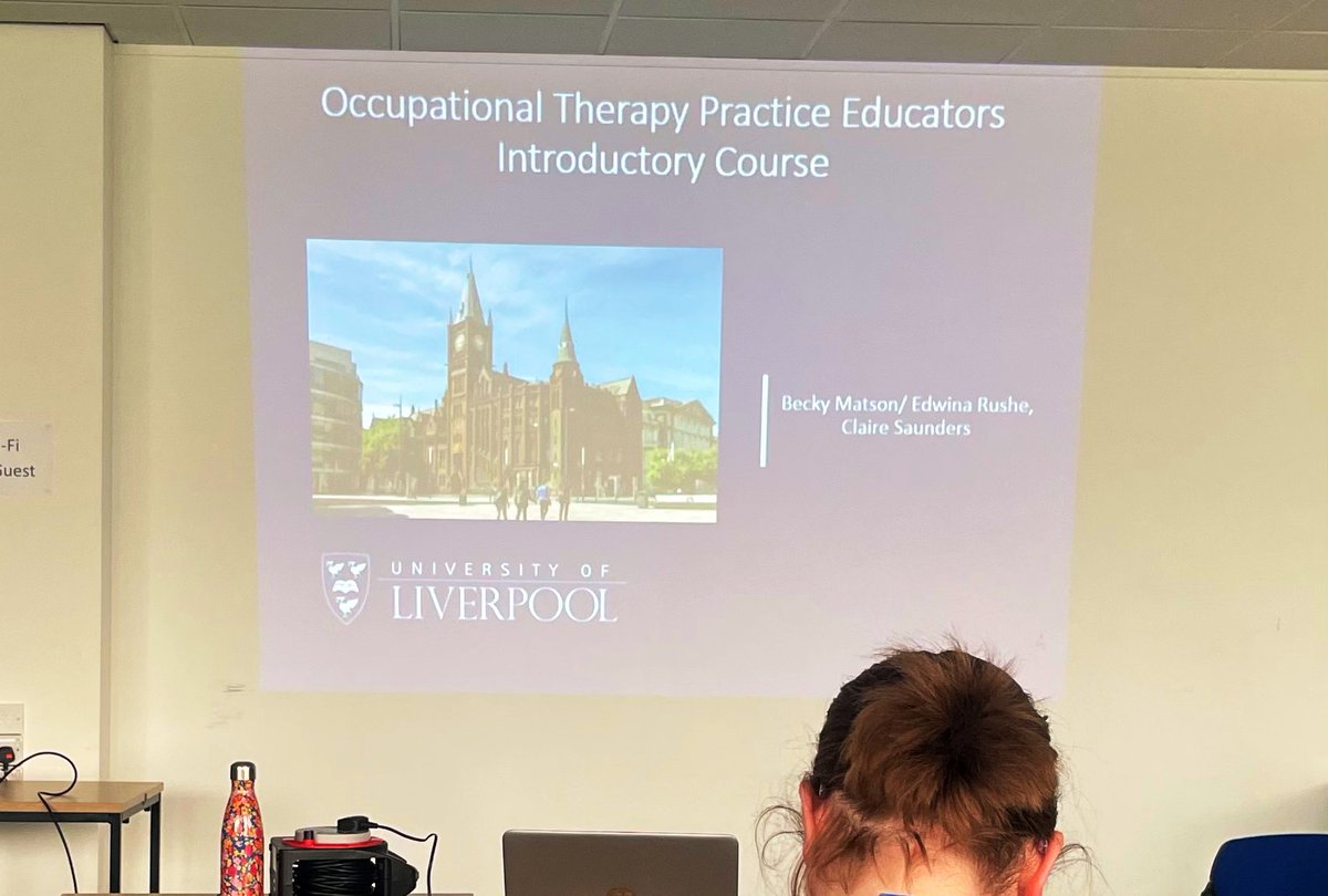 Thank you Edwina from <a href="/LivUni/">University of Liverpool</a> for a really informative practice educators update 👏🏼 
#OTweek2023 <a href="/AlderHeyOT/">Alder Hey Occupational Therapy</a> <a href="/SeftonPTOT/">Alder Hey Sefton Community Physio and OT teams</a>