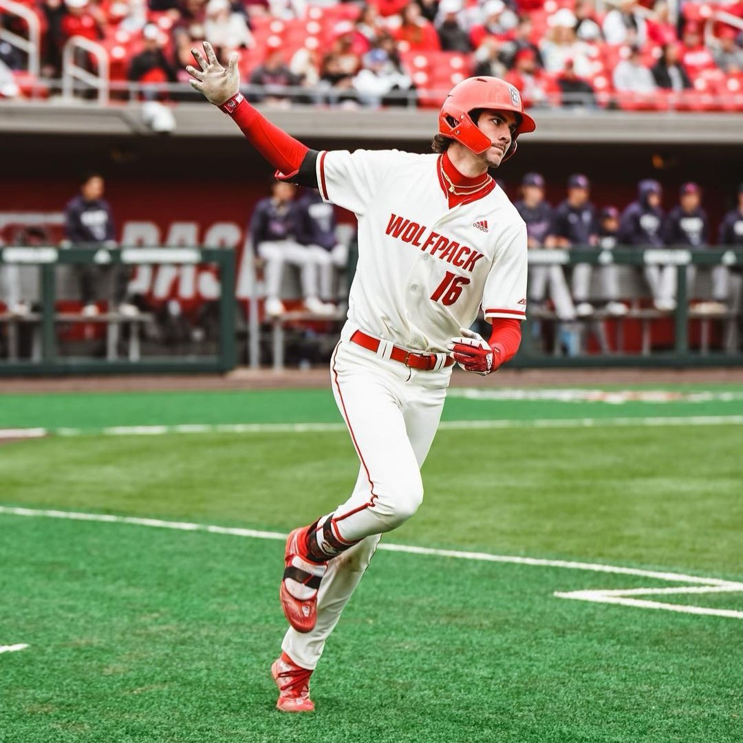 d1baseball's tweet photo. .@NCStateBaseball's @eliserrano__ looks primed for a huge year as a draft-eligible sophomore, and he has a shot to be a Day 1 pick if it all comes together for him.

"He’s been more than outstanding, just a really good hitter."

@KinaTraxInc Fall Report 👉 https://t.co/ZfJtMdzk1g https://t.co/An3PGbdMcd
