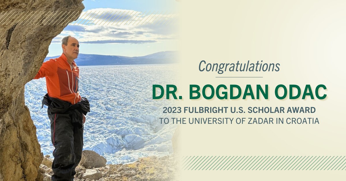 USF College of Arts and Sciences (@casatusf) on Twitter photo Please help us congratulate Dr. Bogdan Odac from@UGeosciences for being awarded the 2023 Fulbright U.S. Scholar Award to the <a href="/unizd_official/">Sveučilište u Zadru (University of Zadar)</a> in #Croatia!
Congrats, Dr. Odac! Thank you for representing #USF so well!
#USFBulls #FacultySpotlight Please help us congratulate Dr. Bogdan Odac from@UGeosciences for being awarded the 2023 Fulbright U.S. Scholar Award to the <a href="/unizd_official/">Sveučilište u Zadru (University of Zadar)</a> in #Croatia!
Congrats, Dr. Odac! Thank you for representing #USF so well!
#USFBulls #FacultySpotlight