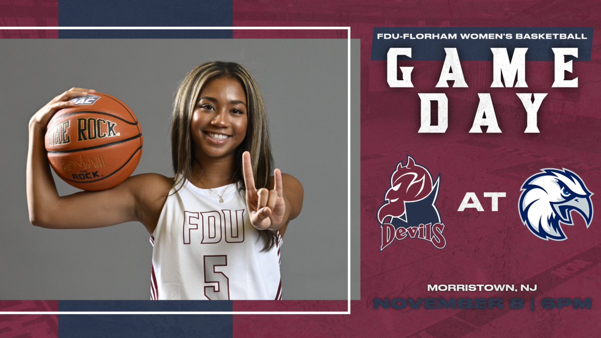 GAME DAY | First business trip of the year for <a href="/DevilsWBB/">FDU-Florham WBB</a> and it happens to be The Battle of Madison Ave! Your Devils will tip-off around 6pm, at Saint Elizabeth!

Live Coverage: bit.ly/40u56bz

#HornsUp #HeatsRising
