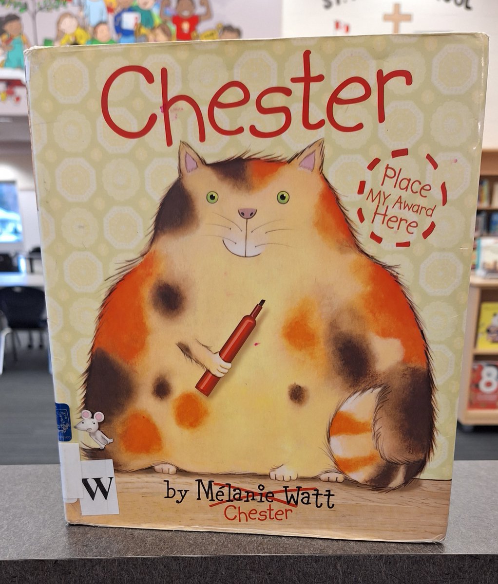 In honour of I Read Canadian Day today, this week's fun story is a Canadian classic - Chester by Mélanie Watt #IReadCanadianDay