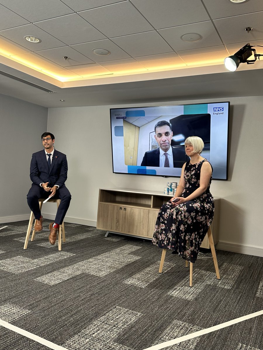 NHSE_WTE's tweet image. The third keynote of the Advancing Practice Conference 2023 is now taking place. 

@BeverleyHarden, Girish Lakhanpal and Dr Habib Naqvi are discussing &apos;Diverse Workforce to Tackle Health Inequalities&apos;, as well as taking questions in the form of a Q&amp;amp;A. 

#AdvancingPractice2023