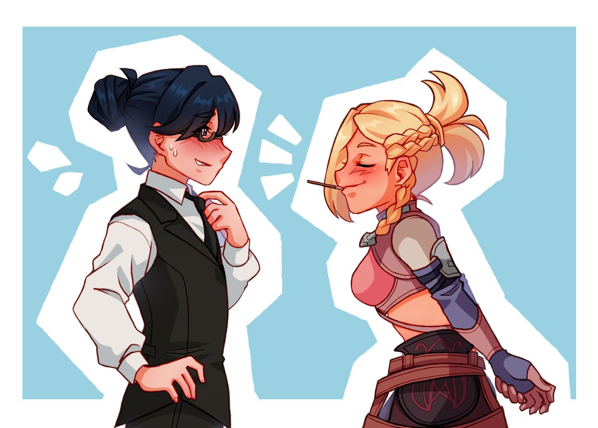 Pocky day!🍫💕
Cell style com for @/Chyron_HR, thank you!☺️❤️