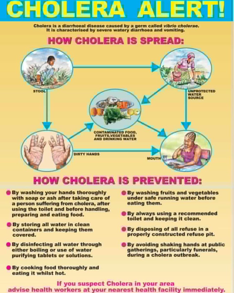 KatsambaG's tweet photo. Interrupt the cycle of transmission of Cholera through education on best practices of hygiene. https://t.co/SdCE4wBZkD