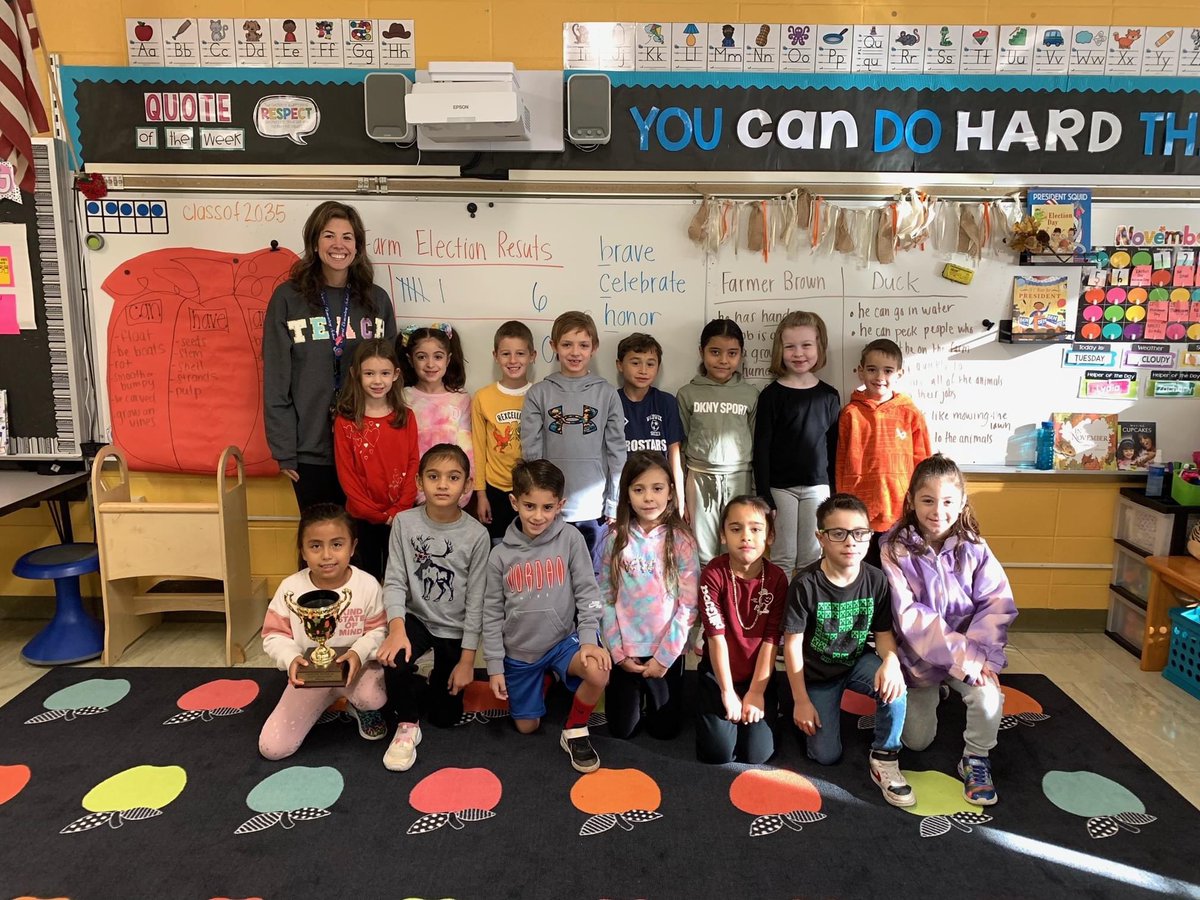 BriCan034's tweet photo. Our Character Pillar of the Month for October was trustworthiness.  The Classroom Spotlight winner who best exemplified this pillar was Mrs. Van Dolan's class! Great job!!! https://t.co/hPlGQvPDSN