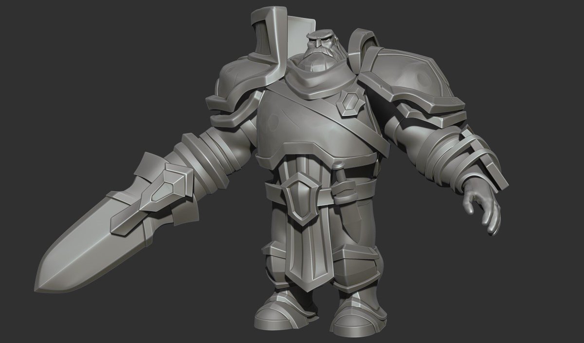 Here's the final highpoly sculpt of Guy!!