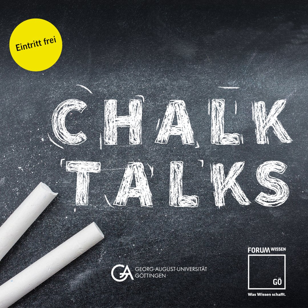 Forum Wissen GÖ (@forumwissengoe) on Twitter photo Bei den “Chalk Talks”, dem Science-Talk-Format im #ForumWissen, begrüßen wir diese Woche Prof. Dr. Alexander Knohl. Mit Hilfe von Tafel und Kreide spricht er am 8.12. über Wald und Klima: Eine Beziehung im Stress?
<a href="/BioclimGoe/">Bioclimatology Göttingen</a> <a href="/uniGoettingen/">Uni Göttingen</a>
forum-wissen.de/chalk-talks/ Bei den “Chalk Talks”, dem Science-Talk-Format im #ForumWissen, begrüßen wir diese Woche Prof. Dr. Alexander Knohl. Mit Hilfe von Tafel und Kreide spricht er am 8.12. über Wald und Klima: Eine Beziehung im Stress?
<a href="/BioclimGoe/">Bioclimatology Göttingen</a> <a href="/uniGoettingen/">Uni Göttingen</a>
forum-wissen.de/chalk-talks/