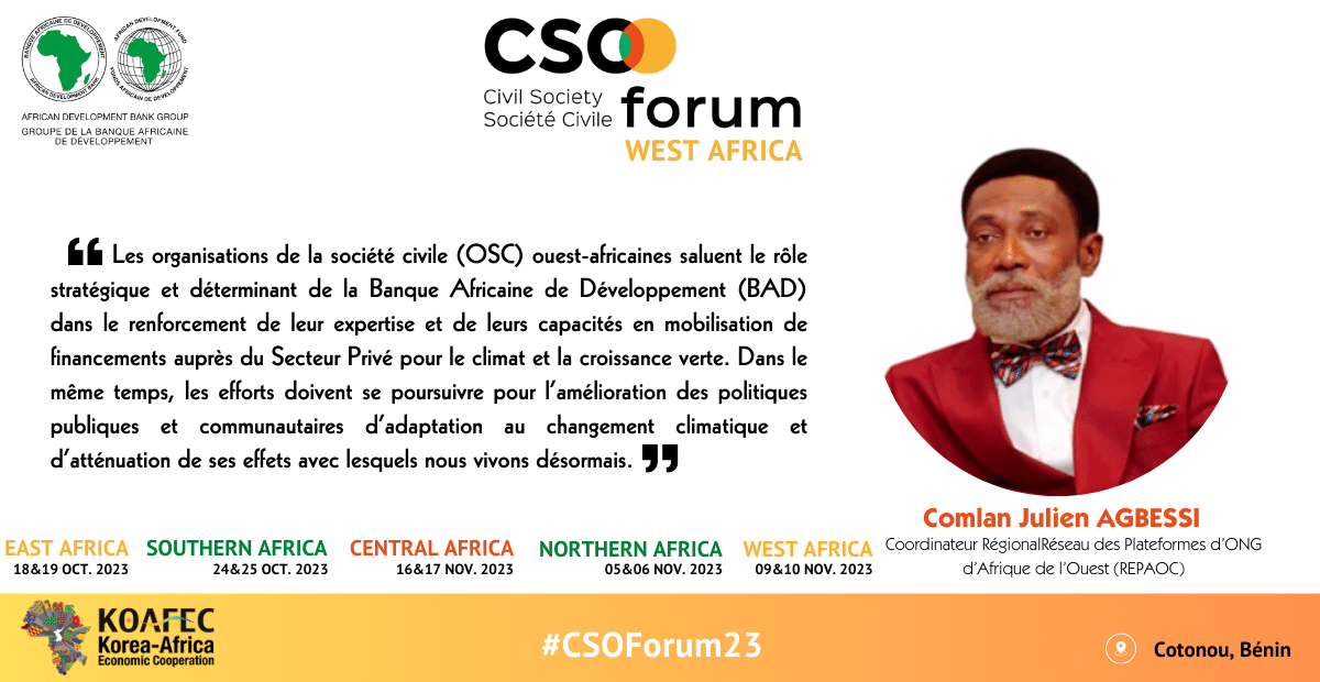 ToureZeneb's tweet photo. #CSOForum23
Join us virtually to connect with experts, leaders, and change makers from civil society, government, and the West Africa regional business community. Explore opportunities for mobilizing private sector financing in the region.
Live Streaming: https://t.co/k2vHm7feb1 https://t.co/waD3VjU0KU