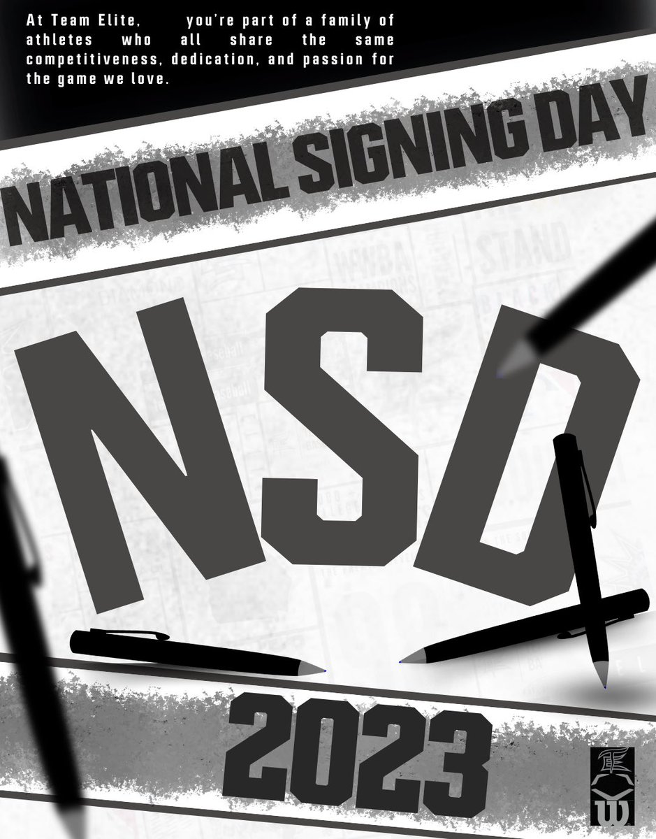 Happy National Signing Day! We celebrate our 2024 group + all athletes as they sign their NLI to compete at the next level! Proud is understatement! Team Elite has and will always be about opportunity to play at the next level and creating life changing experiences! Enjoy