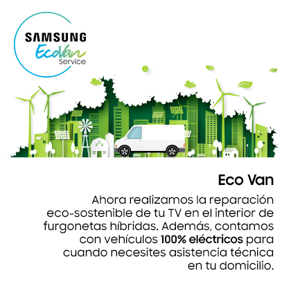SamsungResponde's tweet photo. ¡Nuevo Servicio!
Te presentamos #EcoVan: reparaciones sostenibles a la puerta de tu casa para electrodomésticos y televisores.
Te lo contamos todo en la #ComunidadSamsung ⬇️⬇️
https://t.co/EOi8y2Ja4i https://t.co/GPP0a8OP8t