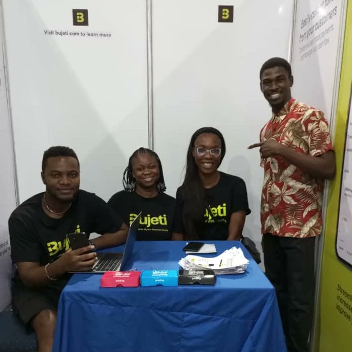 scott_legal's tweet photo. At the Nigeria Fintech week, we met with some of the exhibitors.
Here are representatives from @InterswitchGRP , @UnicafUni, @incashafrica, @BujetiHQ and @Mainoneservice saying, Hi.
#NigeriaFintechWeek #NFW2023 #Exhibitors #Booths #Interswitch #Unicaf #InCash #Bujeti #MainOne https://t.co/VfFsVAyRaX