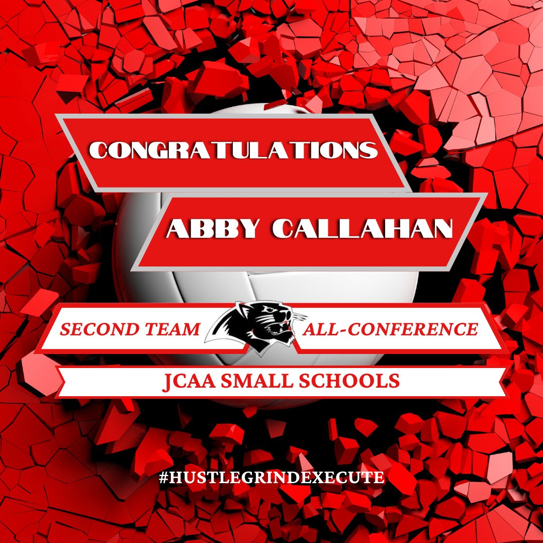 Congratulations to Abby Callahan for receiving Second Team All-Conference 🐾🏐 @BlackcatUpdates @BlackcatMatt @HHSBlackcats