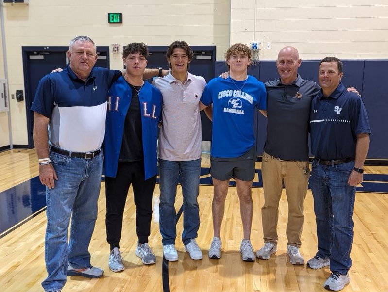 Congratulations to these three young men! We are excited to have you each back for one more season and looking forward to watching you succeed at the next level. 
<a href="/MJEspinoza14/">Mathew Espinoza(MJ)</a> <a href="/zach_gingrich8/">Zachary Gingrich</a> <a href="/MaverickMinist9/">Maverick Minister</a>