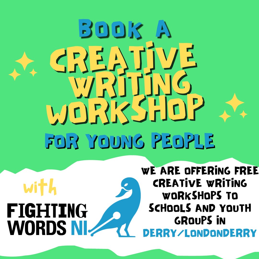 fightingwordsni's tweet image. Calling all primary and post-primary schools and community groups in the Derry/Londonderry area! Workshop bookings have opened for November as part of our Story Seeds project.✏️🌱

fightingwords.co.uk/story-seeds

#writetoright
#storyseeds