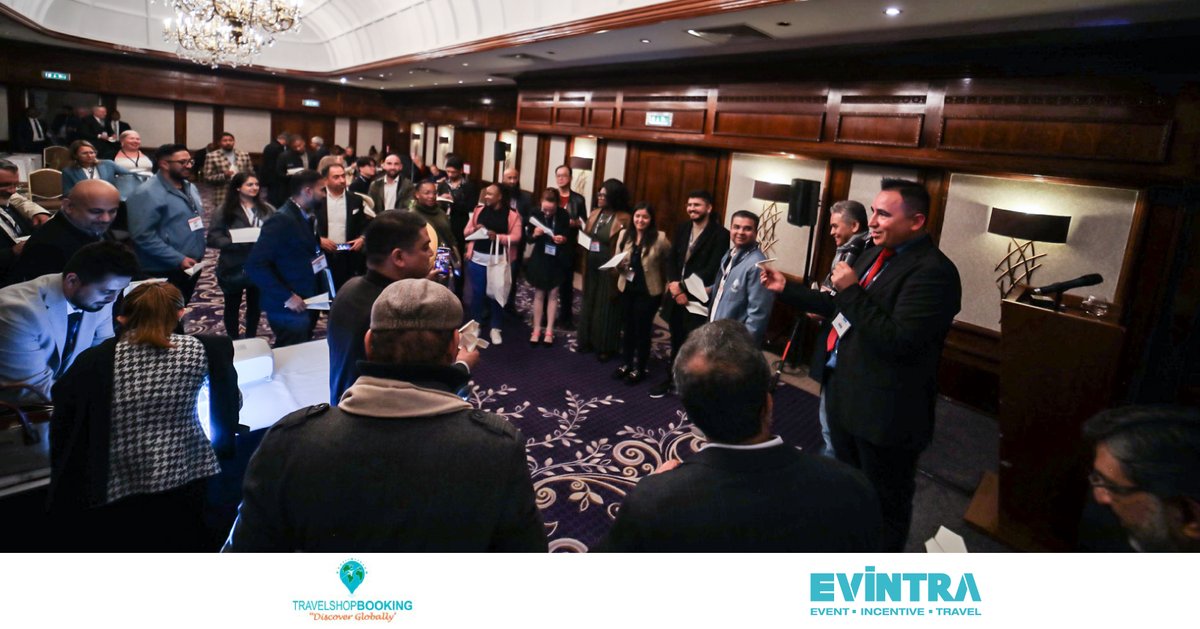 evintraofficial's tweet image. B2B WorkShop &amp;amp; Networking Event with Gala Dinner organized by @TSBooking @MurtazaKalender 📈 𝄂 the perfect opportunity for us to knew +200 travel industry professionals all around the world with large business potential! 🎉🥂⁣
⁣
#b2b #workshop #networking #london⁣