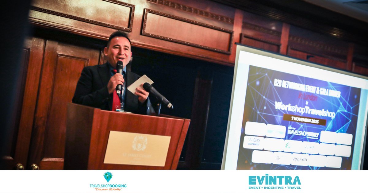 evintraofficial's tweet image. B2B WorkShop &amp;amp; Networking Event with Gala Dinner organized by @TSBooking @MurtazaKalender 📈 𝄂 the perfect opportunity for us to knew +200 travel industry professionals all around the world with large business potential! 🎉🥂⁣
⁣
#b2b #workshop #networking #london⁣