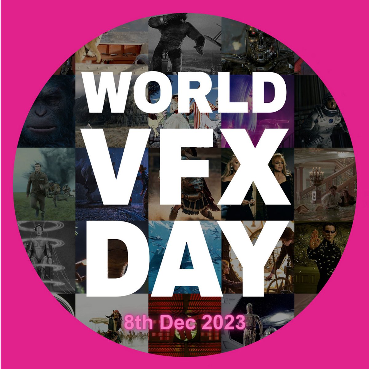 Join us (and apparently everyone else) on 8th December 2023 for the #WorldVFXDay, the DAY the WORLD will learn that even 'we shot everything practically' means 'we replaced a lot with digital VFX' in 99.9% of all cases. Once the WORLD has seen it, it cannot unsee it!