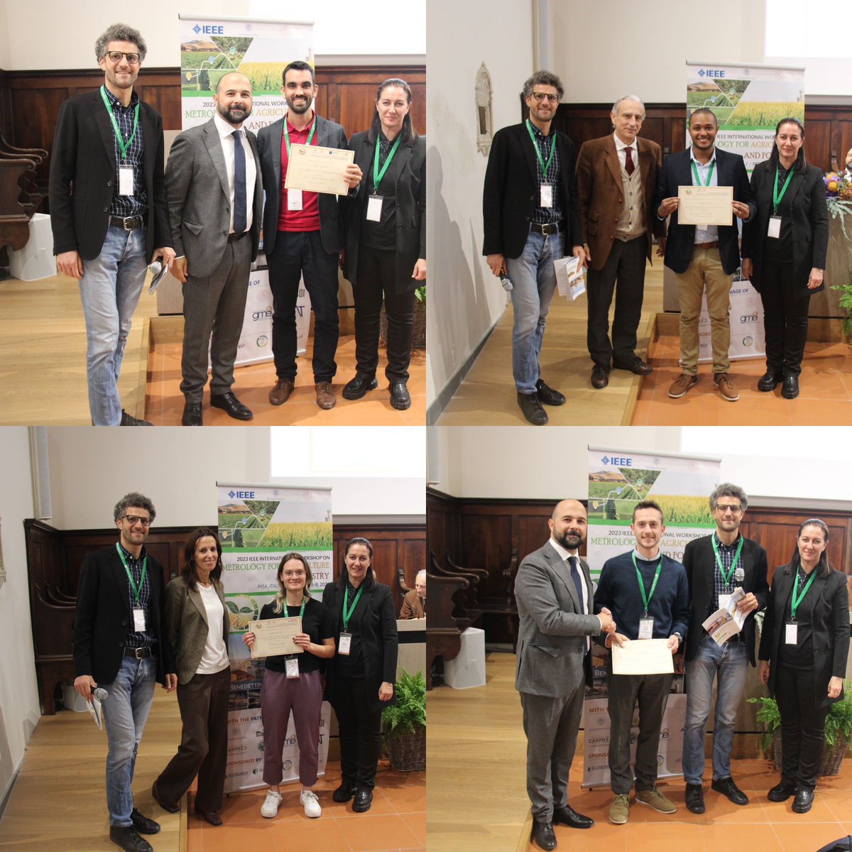 Award Ceremony at #MetroAgriFor2023 for the best Poster, PhD, Woman and Paper presentations. Congratulations to all!
<a href="/ScuolaSantAnna/">ScuolaSantAnna</a> <a href="/Unipisa/">Università di Pisa</a>