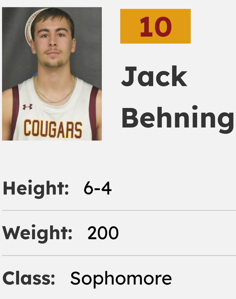 These two recent Bulldog grads are set to battle tonight in their season opener! Good luck to both <a href="/Zach_j42/">Zach Jackson</a> &amp; <a href="/BehningJack/">Jack Behning</a> and their squads! (<a href="/CobberHoops/">Cobber Basketball</a> &amp; <a href="/UMMorrisMBB/">UMN Morris Men’s Basketball</a>) Here is the livestream link (7:30 pm start) if anyone wants to watch: 
miacsportsnetwork.com/concordia/