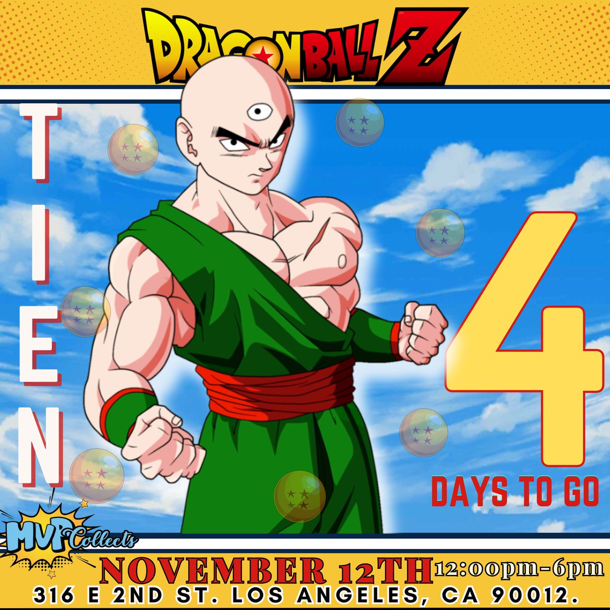 mvpcollect's tweet photo. 🔥4 DAYS🔥@Johnburgmeier

TICKETS AVAILABLE NOW!!!
#dragonballz #tien #tiendragonballz #mvpcollects #meetandgreet #funkopops #funko https://t.co/VXvatiaq8D