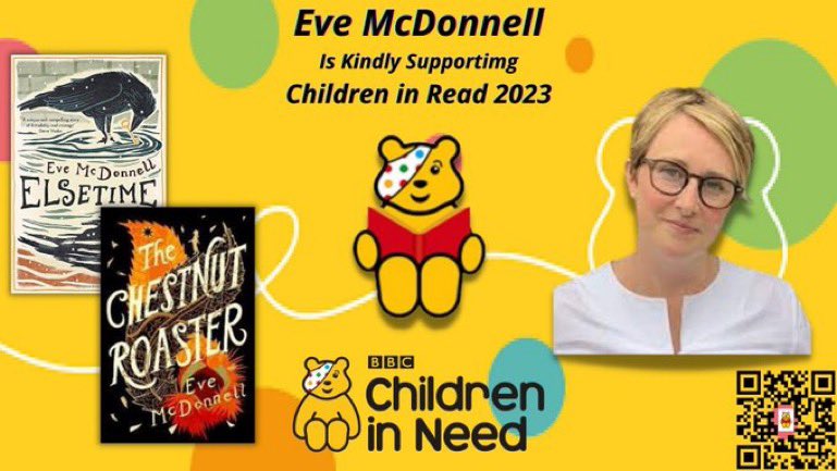 Eve_Mc_Donnell's tweet photo. Ten days to go in the @BBCCiN book auction! ⏰ If you are looking for a special🎄gift for an 8+ reader, my pen is ready to write a special message inside copies of #Elsetime and #TheChestnutRoaster! Bookmarks and postcards included! https://t.co/QsDDs8xLUO https://t.co/MfiNIrYFfi
