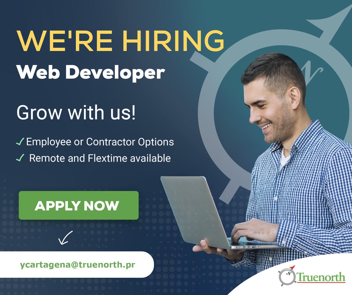 Gabef8FLY's tweet photo. Lead the new generation! Positions available! Are you looking for a new challenge? We are looking for a WEB DEVELOPER. We give everyone a fair chance in the process. Apply here: https://t.co/j9bEz2Sei5 

#developer
#WEB
#wearehiring https://t.co/Bc8l1rtNY4