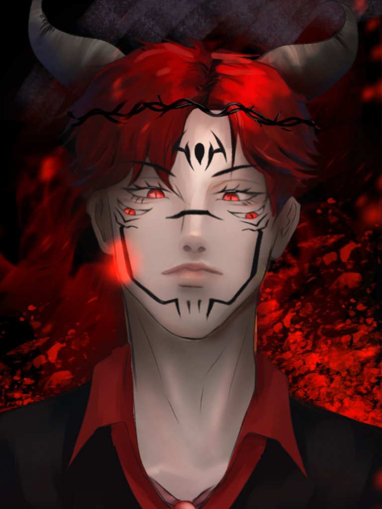 rexssion's tweet photo. here's my take on the competetion! #WrathXKaisen https://t.co/mL4cUTgig6