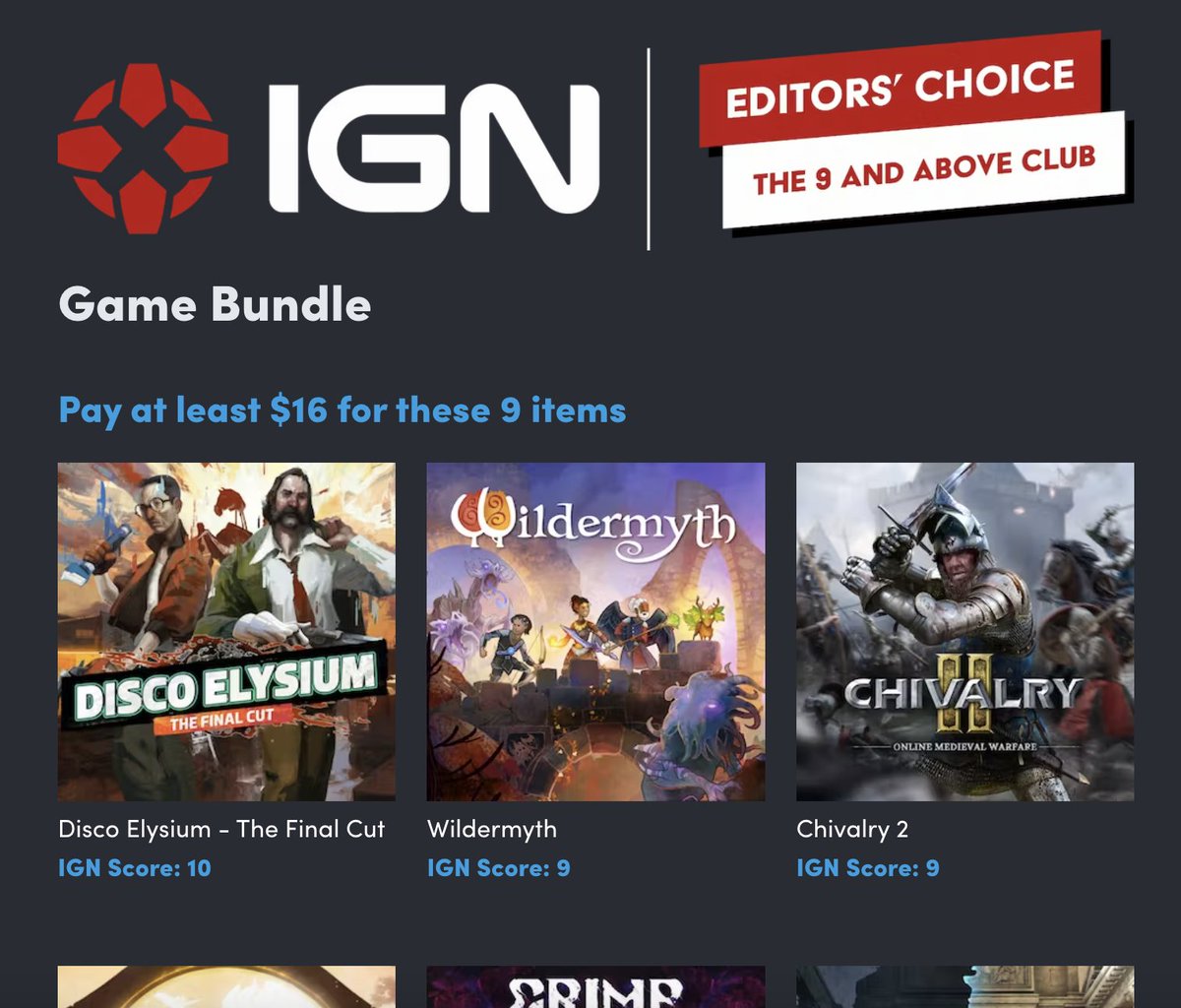 Score 7 Amazing Games with the IGN Editors' Choice Bundle from Humble Bundle  - IGN