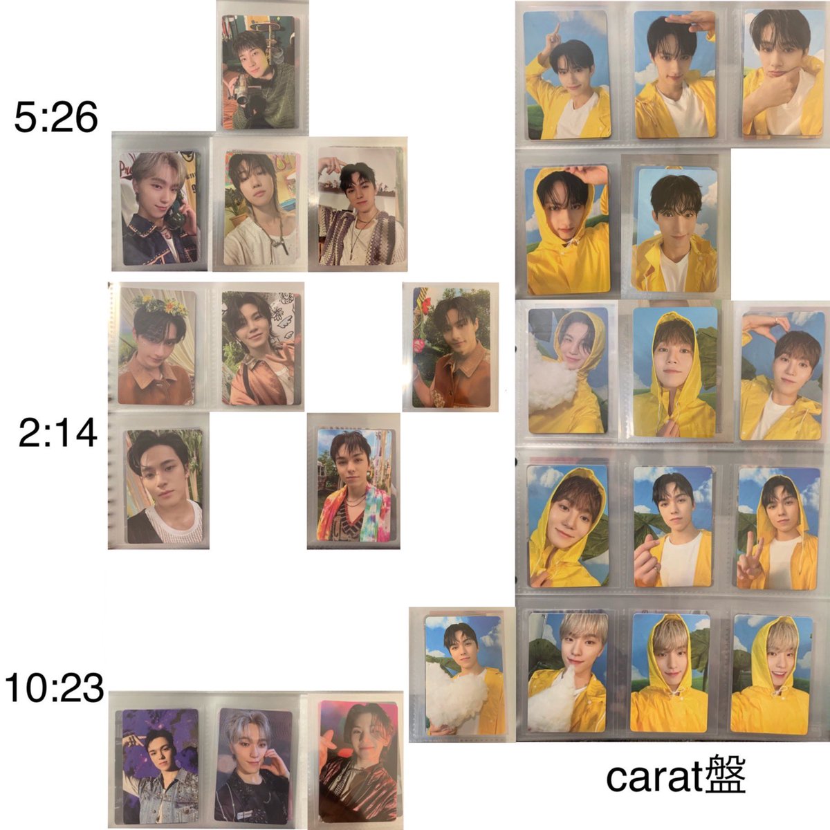 eoaaua's tweet photo. SEVENTEEN セブチ 交換 carat盤 seventeenth heaven トレカ ステッカー ミニカード

［譲］1.2枚目
ジュン ウォヌ ウジ the8 ミンハオ ミョンホ ミンギュ dk ドギョム スングァン バーノン ディノ

［求］3.4枚目
スンチョル エスクプス ジョンハン ジョシュア ホシ

同種交換のみ https://t.co/4qko3iFJEE