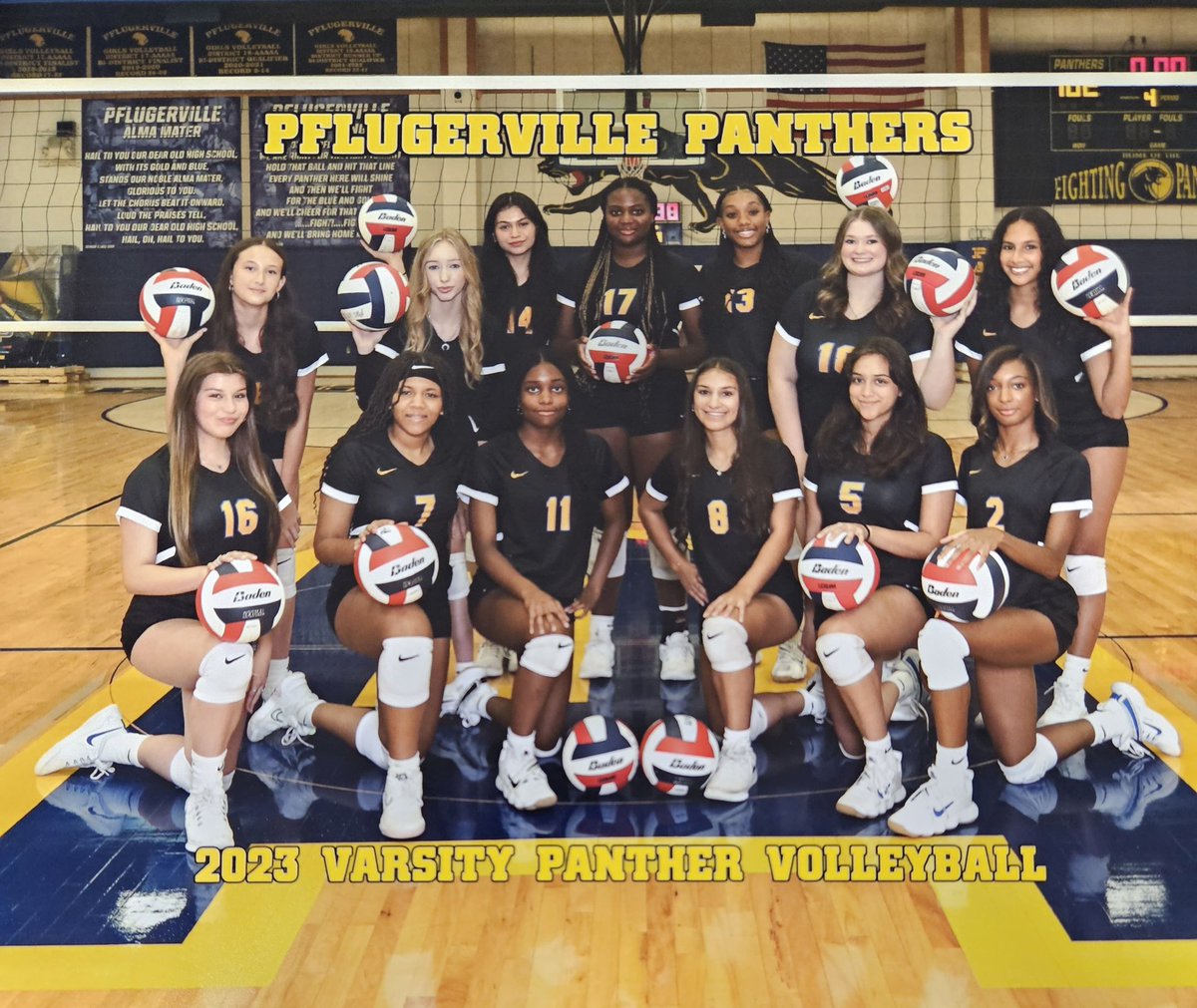 PflugervilleVB's tweet photo. Congratulations to the entire Pflugerville Panthers Varsity Volleyball team, including their two managers, on achieving Academic All-District Honors for the 2023 Season!! Awesome Achievement!! https://t.co/mWXoKfx6N9