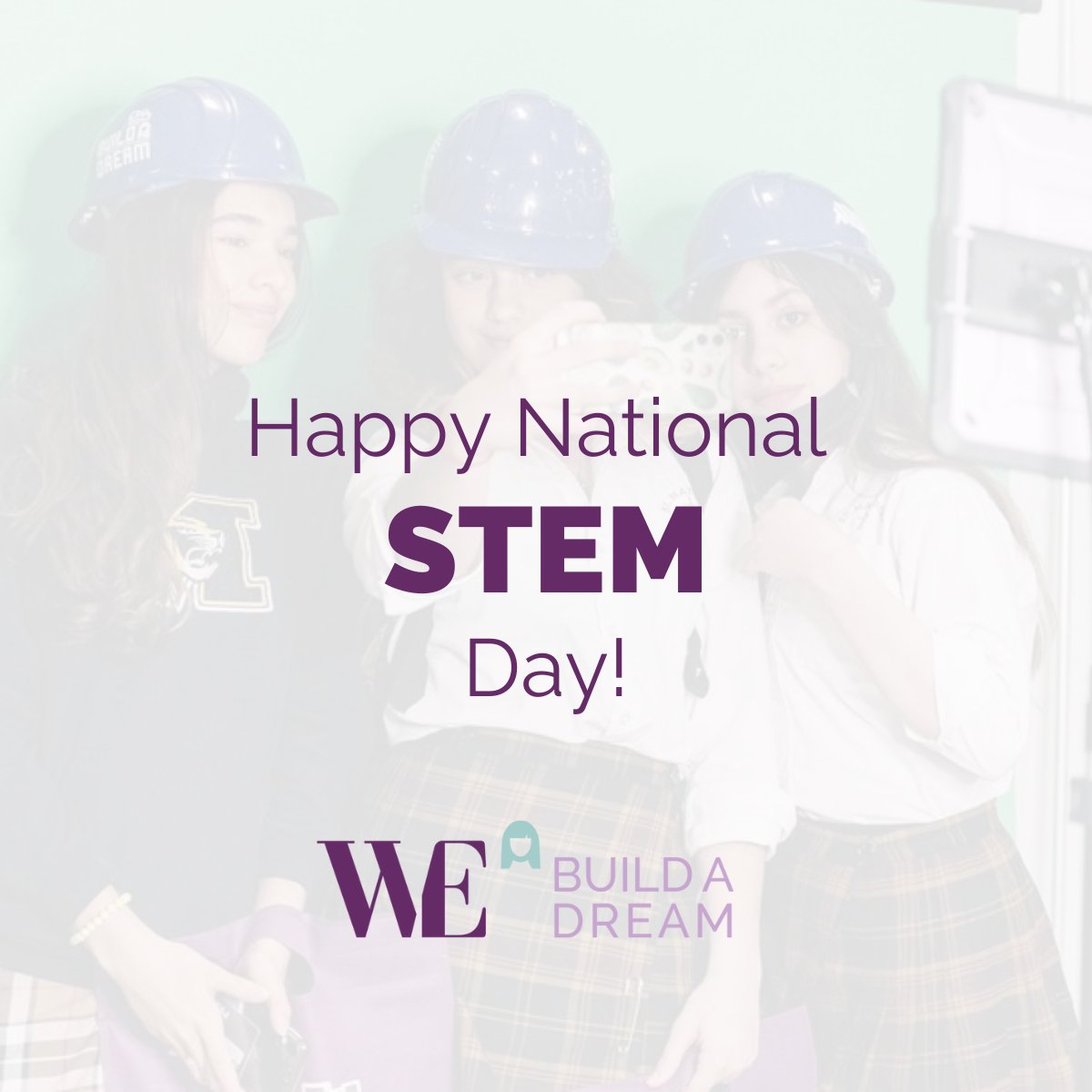 Happy National STEM Day! 💜

#STEM #STEAM #WEBuildADream #BuildADream #WomenInSTEM #WomenInSTEAM
