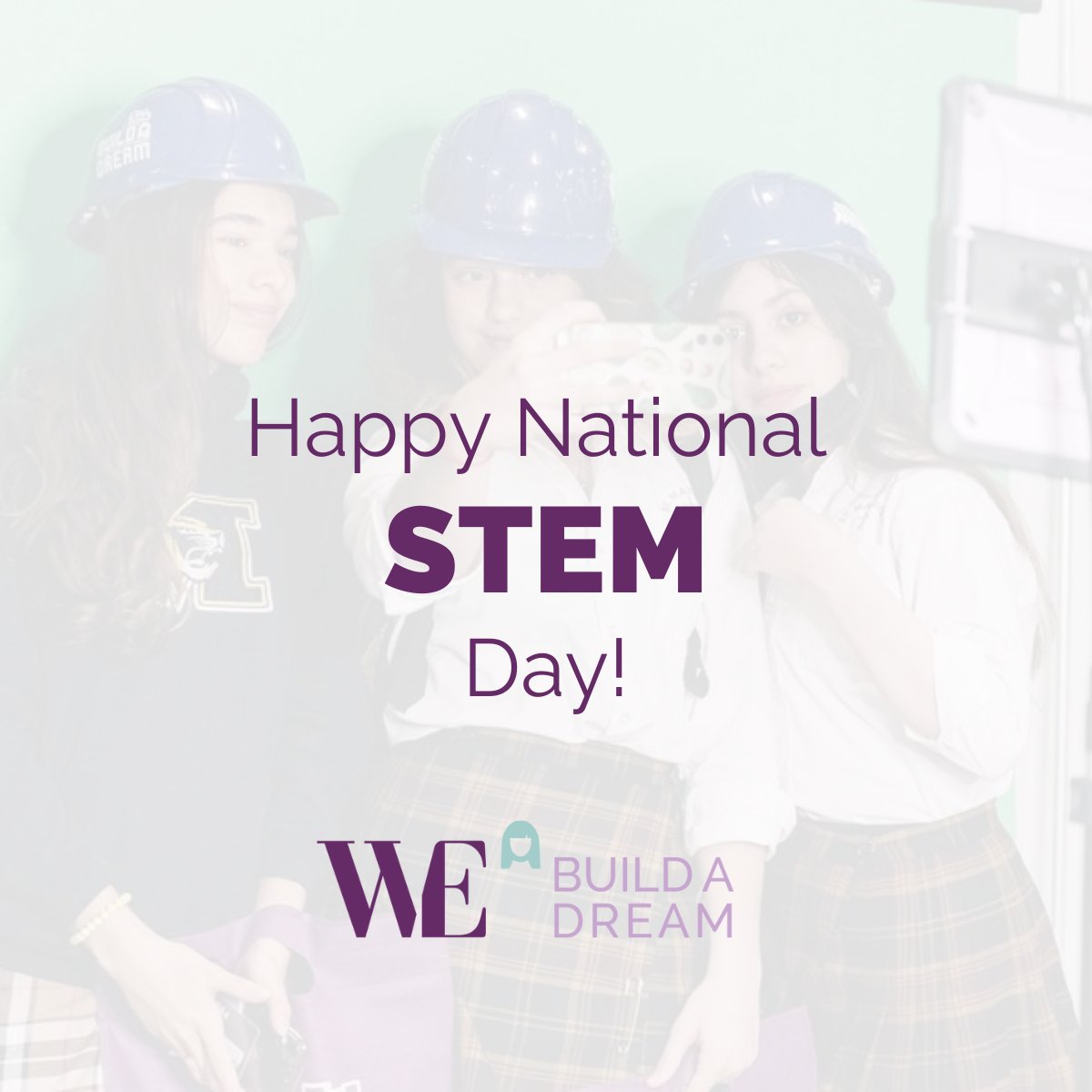 WeBuildADream's tweet photo. Happy National STEM Day! π
#STEM #STEAM #WEBuildADream #BuildADream #WomenInSTEM #WomenInSTEAM https://t.co/INYh28eo2L