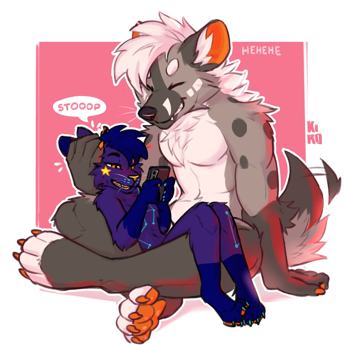 My fluffy boio <a href="/Libran_Starcat/">Libran</a> :3

Art by <a href="/fenneckiro/">Kiro ✨️</a>