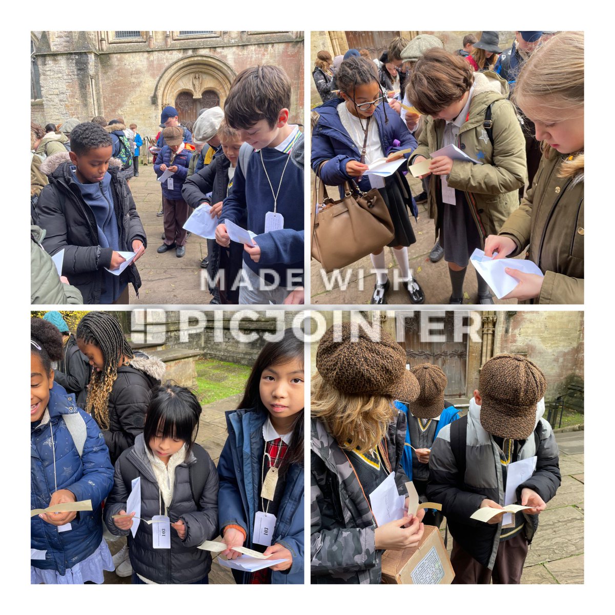 The children have had their billeting information and are excited to be at the end of their evacuation day! They’ve had a blast! <a href="/llandaffcity/">Llandaff City (inactive account)</a> <a href="/SeeStaceTeach/">Mr Stacey</a> @MrsGeorge6AG @CscHumanities