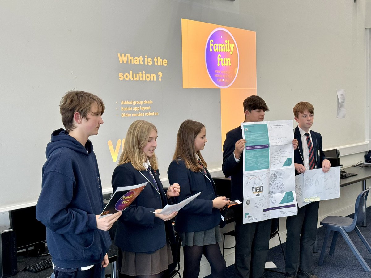 MrDBeesley's tweet photo. Superb presentations &amp; brilliant ideas!💡 We’re really proud of all the students taking part today @gordanosch 
We’ve chosen our winner 🏆
A huge thank you to @truedigital for working with and inspiring the students to be the next in line to lead in digital @BIMA #DigitalDay23 https://t.co/zQe8X9lvYm