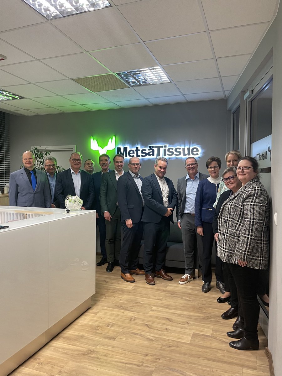 TomiSalo_Metsa's tweet photo. Towards wider advocacy networks at EU level. Today in Poland. We are stronger together. #forestindustry #forestry #forestvaluechain https://t.co/U8QlhcjBjI