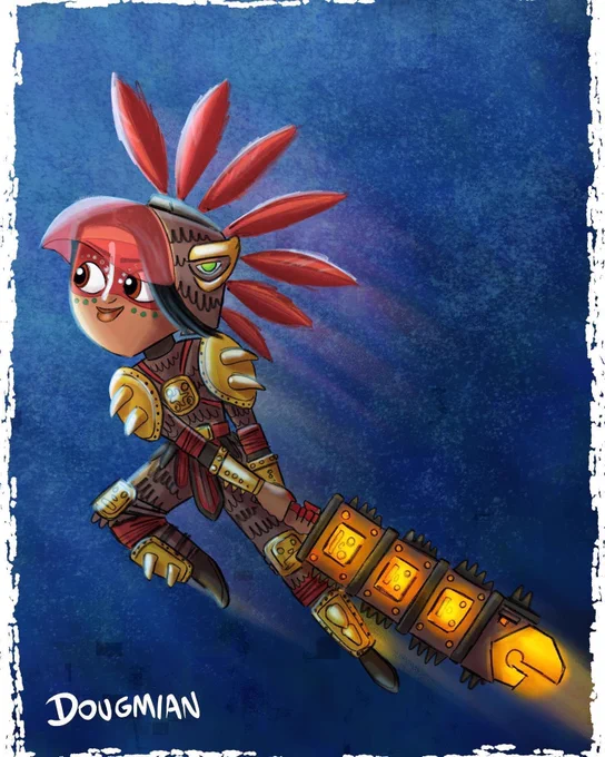 Maya fan art and message 