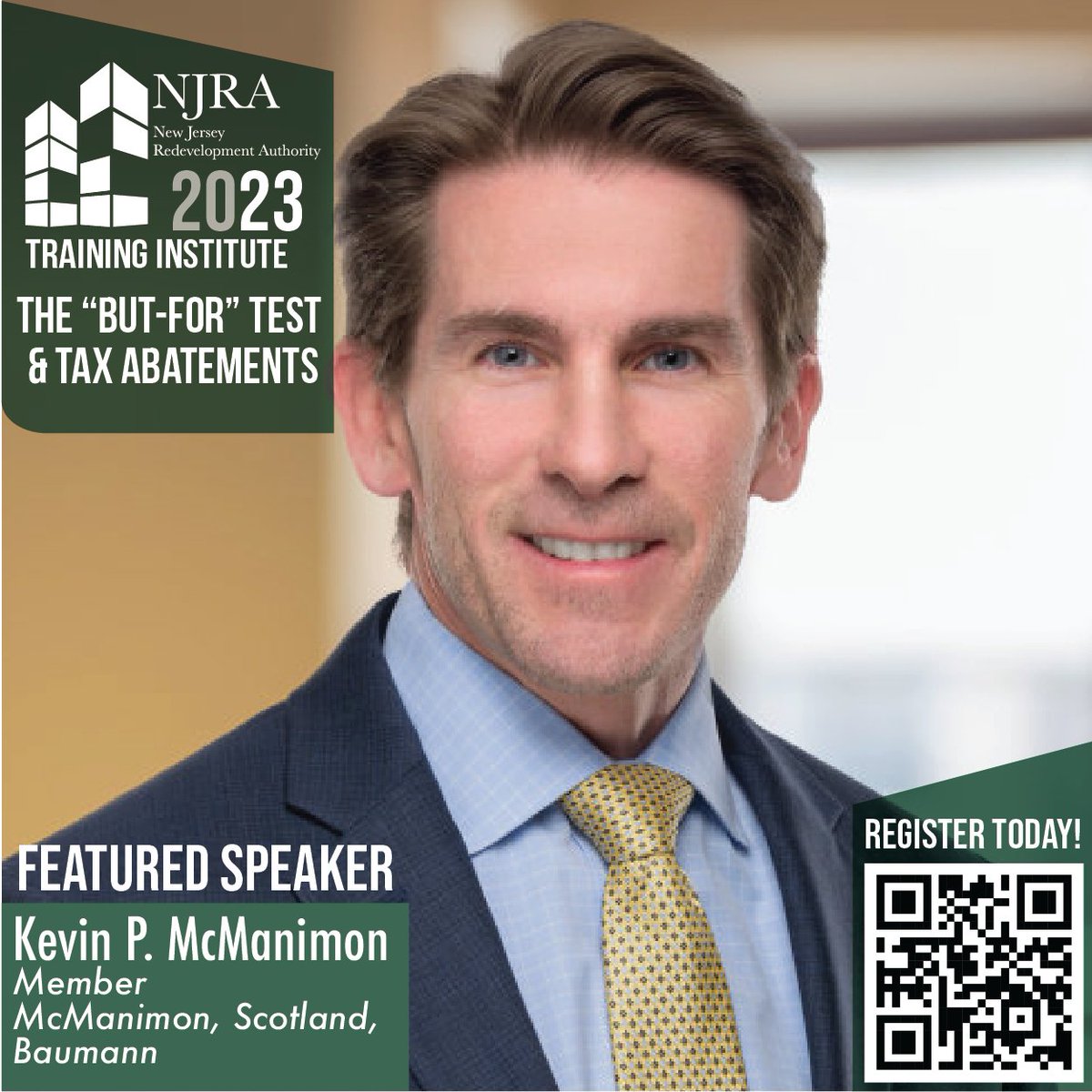 The NJRA has four dynamic panelists for our December 5, 2023 workshop, The "But-For" Test &amp; Tax Abatement. Learn about PILOT, tax exemption, tax abatement, tax dividend entity &amp; other tax abatement concepts and terminology. Sign up for our in-person course cvent.me/1Eqlvb