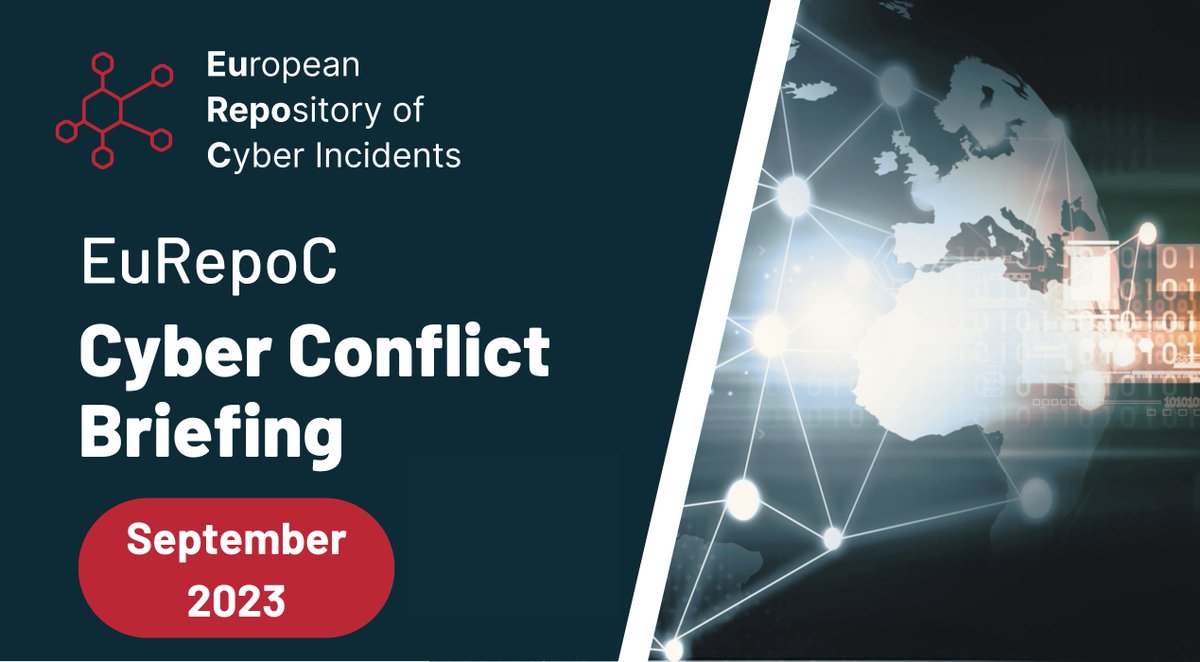 Our September Cyber Conflict Briefing is out! 
We recorded 86 new #cyber operations. Incidents initiated by cyber proxies increased by 6% from August, with 17 cases attributed to China, North Korea, Iran, &amp; UAE.
Read more 👇
EN: bit.ly/40vYTMl
DE: bit.ly/3QOs7CR