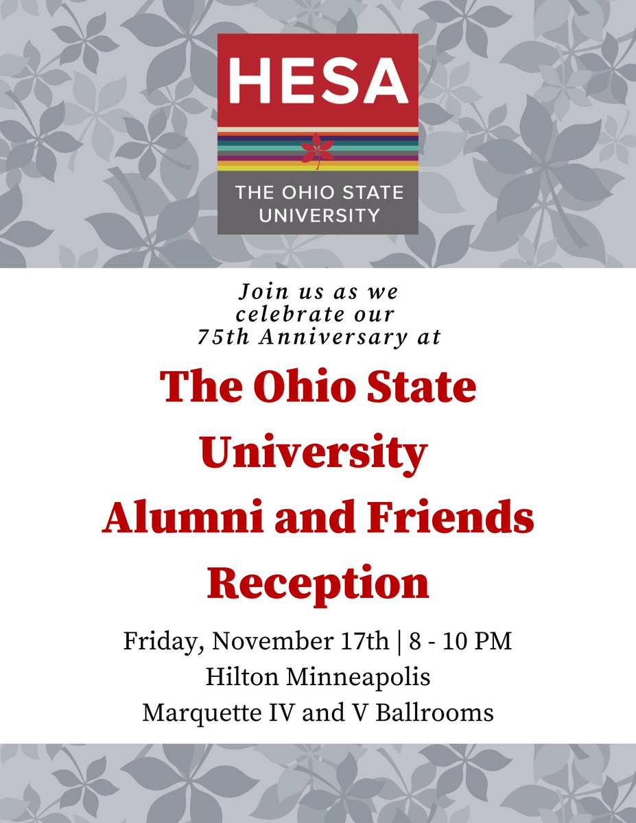 Almost ONE week away from our #ASHE2023 reception! Or should we call it our birthday party? 🤔🥳 Either way, we hope to see you there!