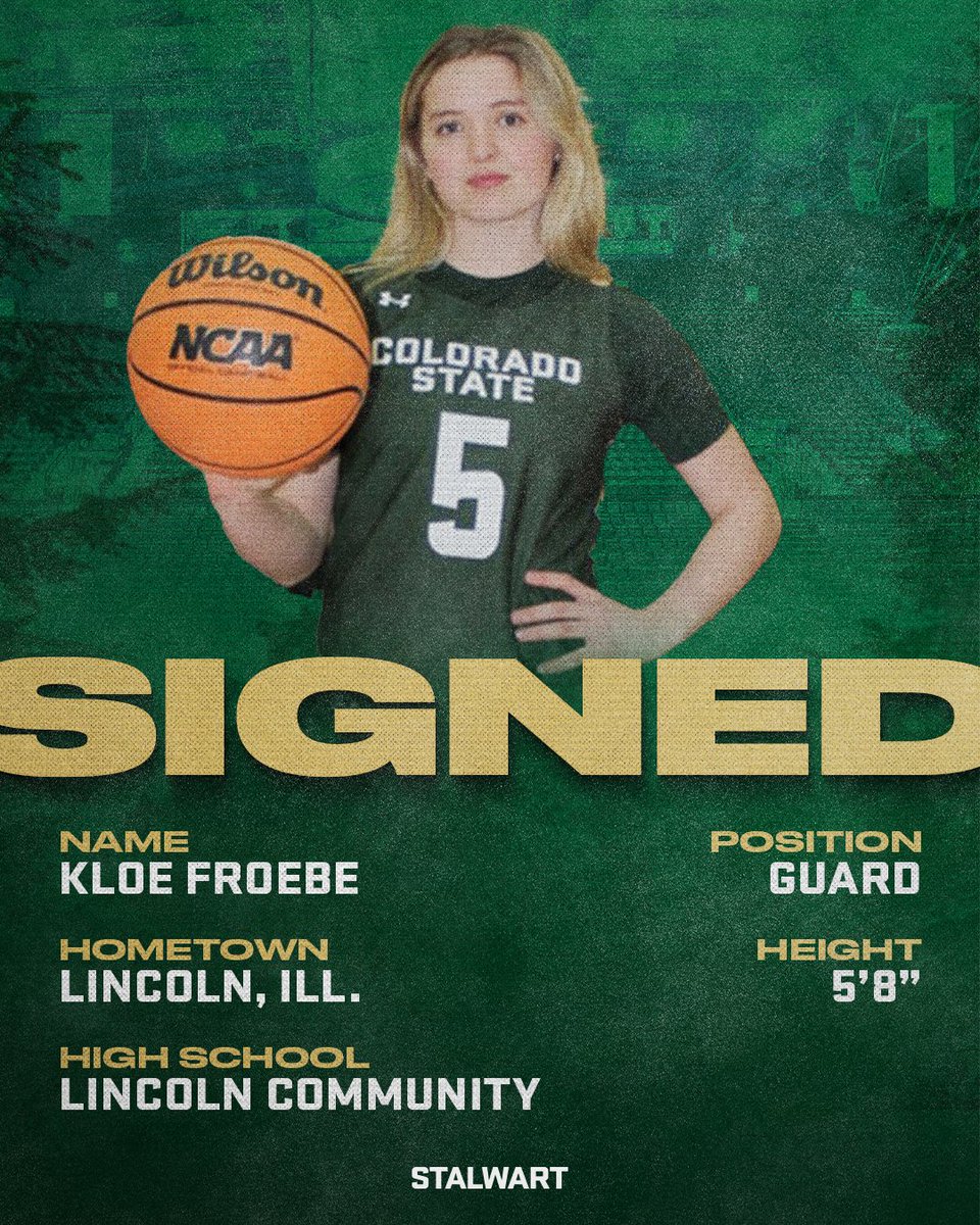 CSUWBasketball's tweet image. 𝓢𝓲𝓰𝓷𝓮𝓭.
Lincoln ➡️ 𝗙𝗼𝗿𝘁 𝗖𝗼𝗹𝗹𝗶𝗻𝘀

She's a Ram! Welcome, @kloefroebe!

#Stalwart x #Chapter24
