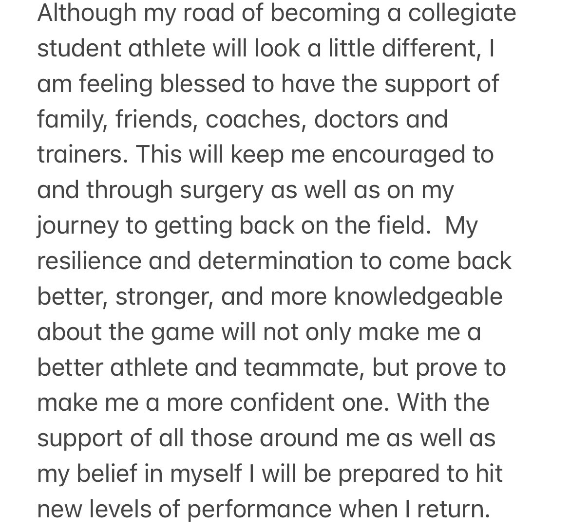 PKaracalidis's tweet photo. Focused on preparing my mind and body for surgery in December to repair my ACL and Meniscus. https://t.co/zRT0M3gFAu
