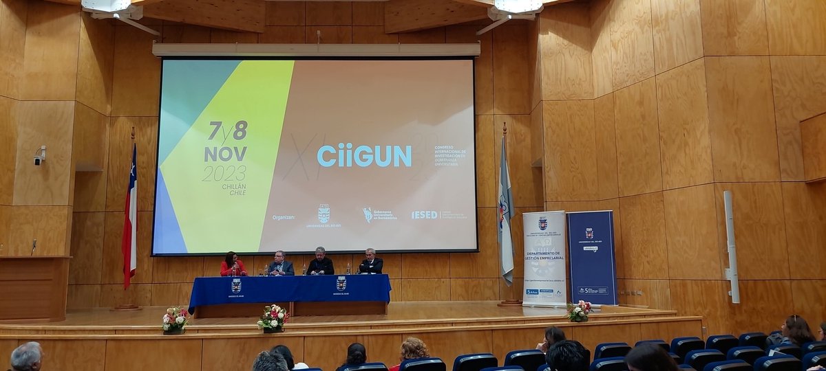 Deptogestion's tweet photo. 2da Jornada del XI Congreso Internacional de Investigación en Gobernanza Universitaria (CIIGUN), organizado por el Depto. de Gestión Empresarial @faceubb @ubbchile https://t.co/BYMMhM8TNq