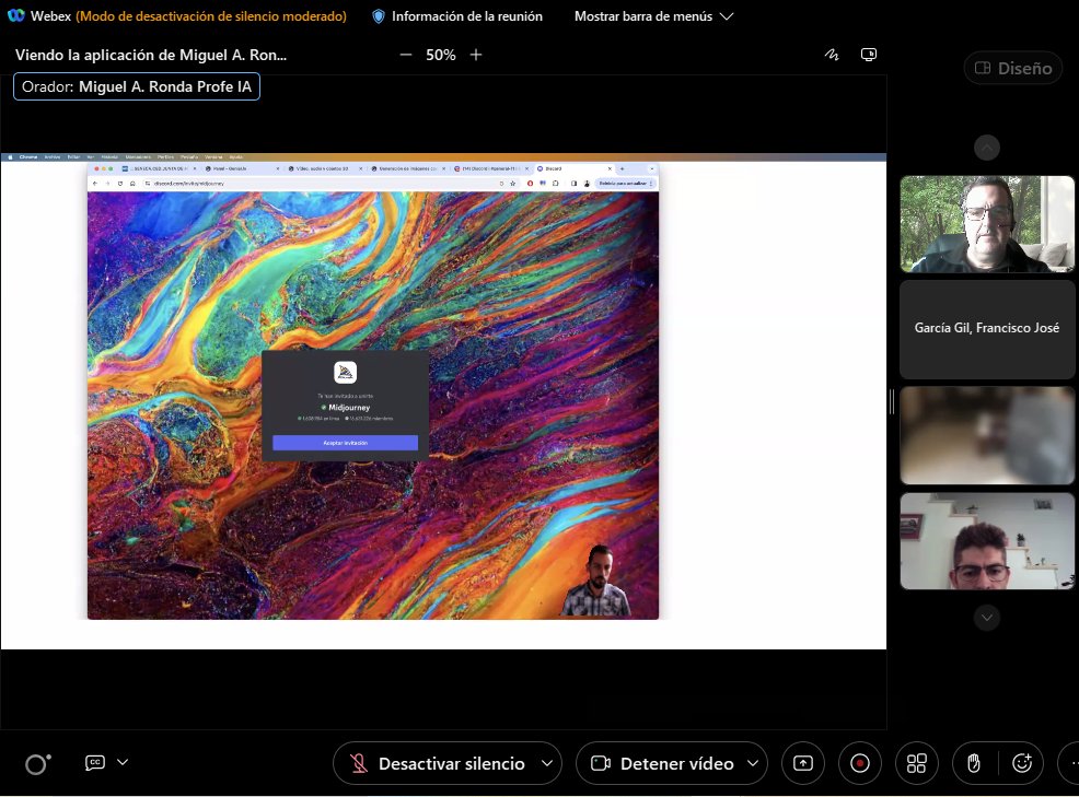 Tercera sesión del curso “LA INTELIGENCIA ARTIFICIAL EN EL ÁMBITO EDUCATIVO”, con Miguel Ángel Ronda (<a href="/profeonfire/">Profe On Fire (Miguel A. Ronda)</a>). Nuestro profesorado sigue conociendo el uso de la #InteligenciaArtificial  al servicio de nuestra labor docente.
<a href="/EducaAnd/">Consejería Desarrollo Educativo y FP</a>  <a href="/FormacProfAnd/">Servicio de Planes de Formación</a>  #CDD  #MRR