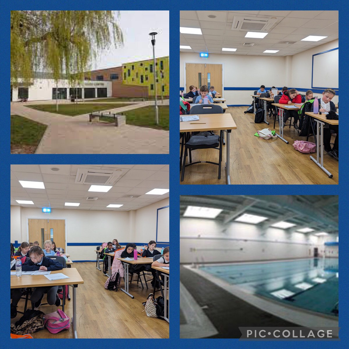 BuckinghamSch's tweet photo. #Year4 are thoroughly enjoying their two weeks of swimming at Woodford Leisure Centre. Theyβve learnt about water safety and have been working towards swimming 25m as well as taking part in Reading, Computing and Maths sessions. #buckinghamPE #buckinghamPD #buckinghamcomputing https://t.co/VrQ5xP4o7h