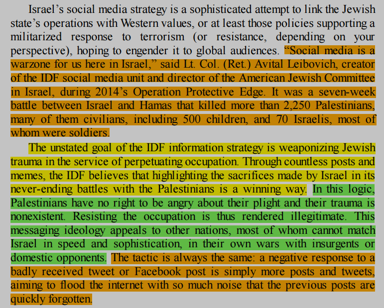 "Social media is a warzone for us here in Israel".
