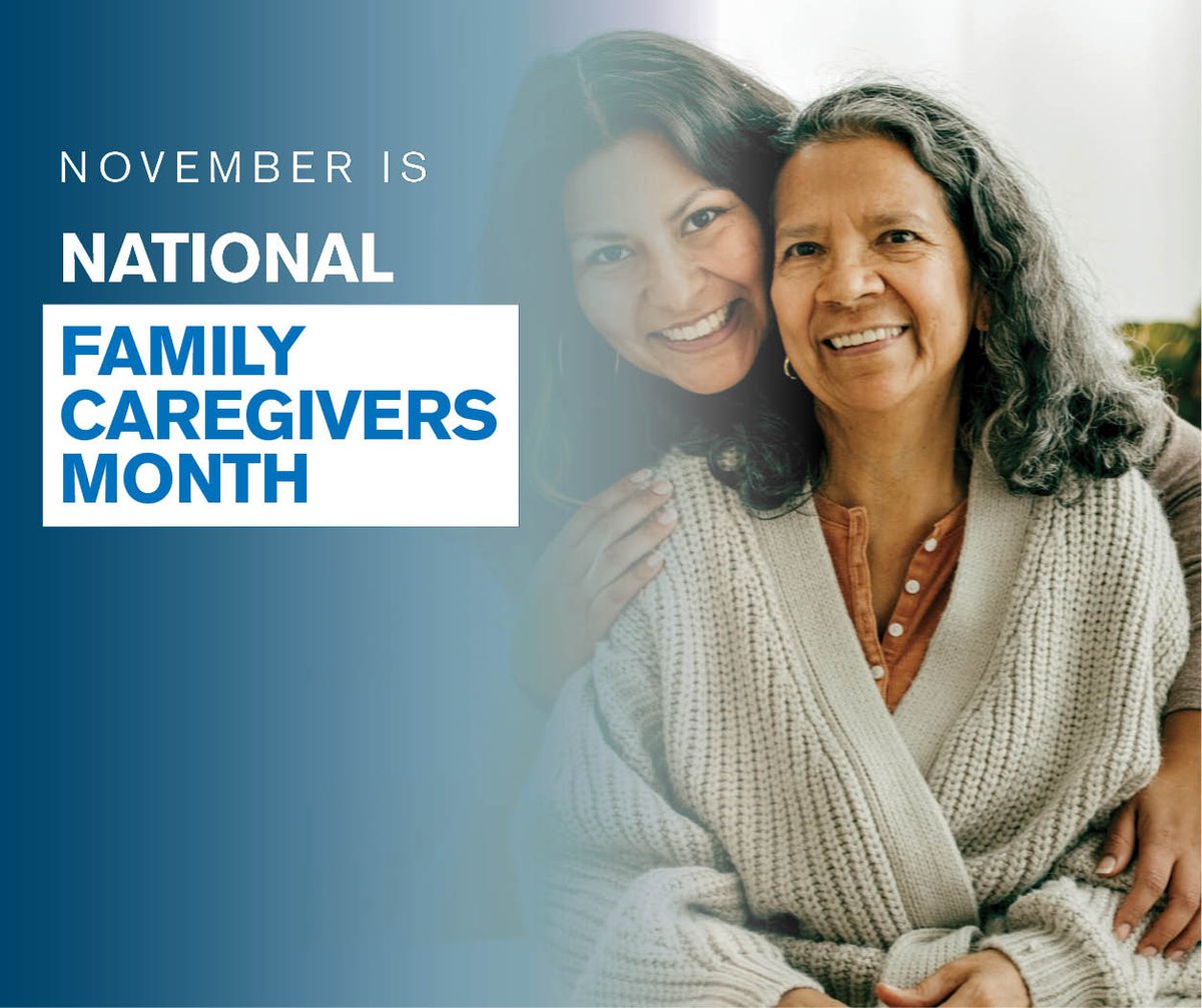 AARP estimates family caregivers perform 34 billion hours of unpaid care each year. This National Family Caregivers Month we honor the selfless individuals dedicated to care for loved ones and encourage others to support them so they can find time to take care of themselves, too.